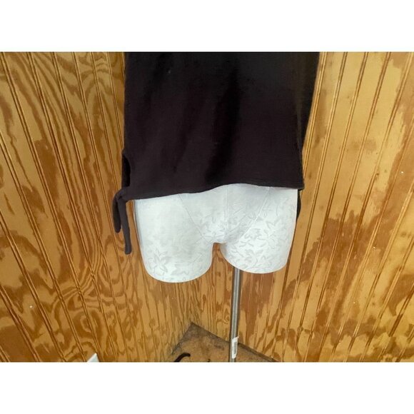 Madewell Texture & Thread Modern Side-Tie Top Knit Pullover Cotton Black XS - Picture 6 of 10